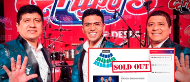 ‘Grupo 5′ vende TODAS sus entradas en solo MINUTOS y fans ACLAMAN: “Que sea en el Estadio Nacional” Fans de Grupo 5 quedan frustrados tras no alcanzar entradas a show: "Que sea en el Estadio Nacional"