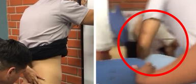 Joven cae inconsciente luego de aplicarse inyección con estudiante de Medicina Joven cae inconsciente luego de aplicarse inyección con estudiante de Medicina | VIDEO