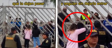 Postulante a San Marcos llega tarde y padres protestan para que la dejen entrar: ¡Podría ser tu hija! Postulante a San Marcos llega tarde y padres protestan para que la dejen entrar: ¡Podría ser tu hija! | VIDEO