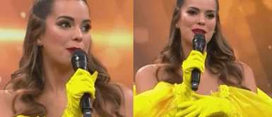 Valeria Piazza se disfrazó de princesa Disney. Foto: captura de América TV Valeria Piazza se disfrazó de princesa Disney. Foto: captura de América TV