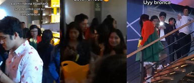 Chilindrina Huachana se encuentra con su competencia y casi se van a los golpes Chilindrina Huachana se encuentra con su competencia y casi se van a los golpes