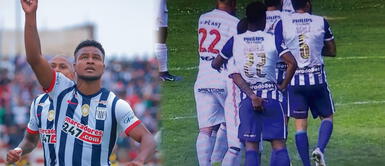 Aldair Rodríguez fue manoseado en el Ayacucho FC vs Alianza Lima Delantero de Alianza Lima fue 'manoseado' por futbolista de Ayacucho FC | FOTO