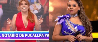 Magaly se burla de Giuliana tras ampay de notario Magaly se burla de Giuliana: “La chotearon, el notario prefirió llevarse a Europa a su amiga más oficial”