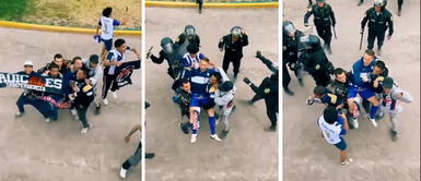 Alianza Lima: usuarios felicitan a policía que defendió a hinchas de agresiones en Ayacucho Alianza Lima: usuarios felicitan a policía que defendió a hinchas de agresiones en Ayacucho