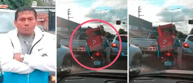Critican a repartidor por llevar a su hijo en su caja de delivery “No tengo con quién dejarlo”: Critican a repartidor por llevar a su hijo en su caja de delivery