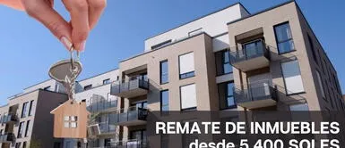 Indecopi anuncia remate único de inmuebles con precios desde 5.400 soles. Indecopi REMATARÁ DEPARTAMENTOS Y TERRENOS en Lima desde 5.400 SOLES