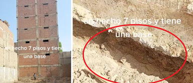 Ingeniero civil descubre que edificio aledaño no tiene base: Esto puede matar gente Ingeniero civil descubre que edificio aledaño no tiene base: "Esto puede matar gente"