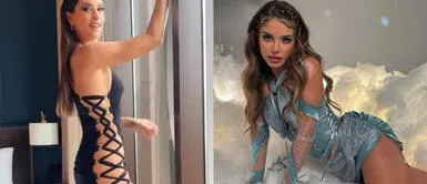 María Pía Copello y Flavia Laos con pantalones cut out María Pía Copello y Flavia Laos LUCEN IDÉNTICAS llevando los pantalones 'dosmileros' más osados