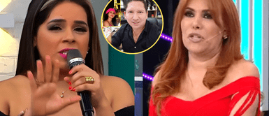 Giuliana Rengifo le aclara a Magaly Medina por qué no viajó con el notario Paul Pineda. GIULIANA Rengifo le RESPONDE a MAGALY por viaje de NOTARIO con OTRA MUJER: “Me lo propuso y no acepté” | VIDEO