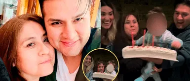 Hijo de Deyvis Orosco y Cassandra Sánchez se robó el show en cumpleaños de la mamá del cantante. HIJO de DEYVIS Orosco celebra el CUMPLEAÑOS de su ABUELITA realizando su PRIMERA TRAVESURA | VIDEO