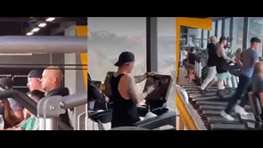 J Balvin tuvo un único concierto en Lima. Foto: composición LR/Tiktok J BALVIN es grabado EJERCITÁNDOSE en reconocido GIMNASIO de LIMA luego de su concierto