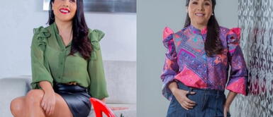 Tula Rodríguez le dice adiós a EBT con enterizo rosa Tula Rodríguez le dice adiós a EBT con memorable enterizo rosa decorado con volantes