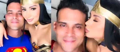 Pamela Franco y Christian Domínguez defienden su amor como superhéroes Pamela Franco y Christian Domínguez defienden su amor como superhéroes