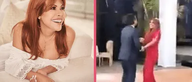 Magaly Medina se luce bailando en la celebración de sus 25 años en televisión con Alfredo Zambrano Magaly Medina se luce bailando en la celebración de sus 25 años en televisión con Alfredo Zambrano