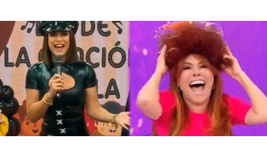 Karla Tarazona se disfrazó de policía por Halloween. Foto: Panamericana TV/ATV Karla Tarazona se disfrazó de policía por Halloween. Foto: Panamericana TV/ATV