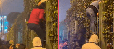 Parque de las aguas: Vendedores cobran 5 soles por hacer ingresar a las personas saltando la reja Parque de las aguas: Vendedores cobran 5 soles por hacer ingresar a las personas saltando la reja