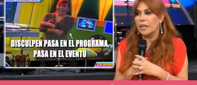 MAGALY MEDINA es 'troleada' en FIESTA de aniversario de su programa MAGALY MEDINA es 'troleada' en FIESTA de aniversario: "Pasa en el programa, pasa en el evento"