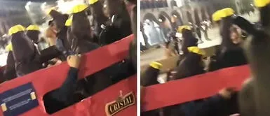 Ayacuchanos se disfrazaron de ‘CAJA DE CHELAS’ por Halloween Ayacuchanos se disfrazaron de ‘CAJA DE CHELAS’ por Halloween: “Ahora las cervezas salen a juerguear”