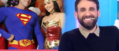 rodrigo gonzález se burla de Christian Domínguez por disfraz de superman RODRIGO GONZÁLEZ impactado con disfraz de CHRISTIAN DOMÍNGUEZ