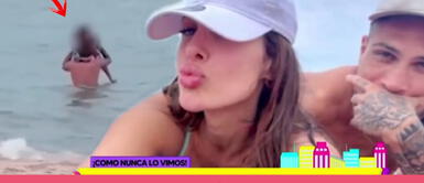 Paolo Guerrero muestra su lado paternal con hija de Ana Paula Consorte en playa de Brasil Paolo Guerrero muestra su lado paternal con hija de Ana Paula Consorte: "Es otro"