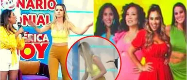 Brunella Horna abandona set de América Hoy tras bromas de Ethel Pozo y Janet Barboza Brunella Horna ABANDONA SET de América Hoy tras bromas de Ethel Pozo y Janet Barboza: “Quédense ustedes”