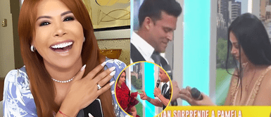 Magaly Medina no cree en anillo que Christian Domínguez regaló a Pamela Franco. MAGALY MINIMIZÓ el ANILLO que CHRISTIAN Domínguez le entregó a PAMELA Franco: “PAPEL FIRMADO” | VIDEO