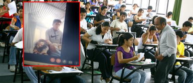Perú: universitarios no apagan su cámara y son captados teniendo relaciones sexuales en clase Perú: universitarios no apagan su cámara y son captados teniendo relaciones sexuales en clase