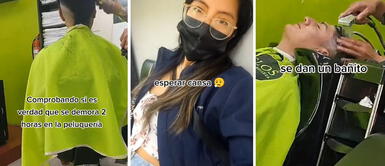 ¿Dos horas?: mujer sospecha infidelidad y acompaña a su novio a la peluquería "¿Dos horas?": mujer sospecha infidelidad y acompaña a su novio a la peluquería