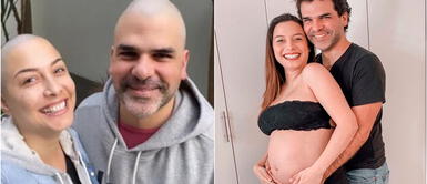 Natalia Salas y Sergio Coloma grabaron la reacción de su hijo Leandro cuando vio a la actriz rapada. ¿Cómo reaccionó el hijo de Natalia Salas tras verla rapada? “Mamá pelona”