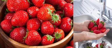 Las fresas requieren una desinfección específica para evitar daños en la salud. ¿Cómo lavar las fresas para desinfectarlas correctamente en solo minutos?