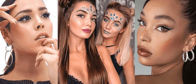 Maquillaje con piedritas: Opciones para lucir la nueva tendencia del make up Maquillaje con piedritas: 8 opciones para lucir la NUEVA tendencia del make up