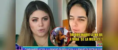 Arantxa Mori contó que Giuliana Rengifo le escribía y llamaba a su novio, el abogado Eduardo Rimachi. Foto: captura/ATV Arantxa Mori contó que Giuliana Rengifo le escribía y llamaba a su novio, el abogado Eduardo Rimachi. Foto: captura/ATV