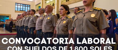 Los peruanos podrán postular en la nueva convocatoria laboral en la PNP. ¿Terminaste la secundaria? PNP abre CONVOCATORIA LABORAL con sueldos de 1.800 SOLES