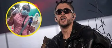 Joven se hace viral al promocionar la venta de pan con pollo de su mamá en concierto de Bad Bunny Joven se hace viral al promocionar la venta de pan con pollo de su mamá en concierto de Bad Bunny