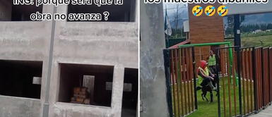 ¿Por qué la obra no avanza?: ingeniero descubre a los albañiles en juegos "¿Por qué la obra no avanza?": ingeniero descubre a los albañiles en juegos