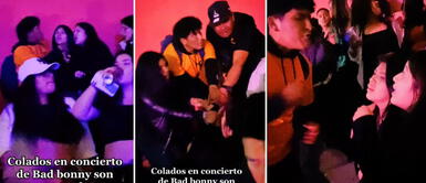 Déjame pues, ya estoy aquí: colados en concierto de Bad Bunny son encontrados y retirados "Déjame pues, ya estoy aquí": 'colados' en concierto de Bad Bunny son encontrados y retirados
