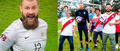 El golero Andrew Redmayne es querido por los hinchas de la selección peruana ARQUERO BAILARÍN es aclamado por HINCHAS de la 'BLANQUIRROJA': "Deja en alto el nombre de PERÚ"