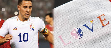 Bélgica fue prohibido de mostrar la palabra 'AMOR' en su camiseta alterna ¿FIFA TOMA RETRÓGRADA DECISIÓN?: Prohibió a Bélgica usar la palabra 'amor' en su camiseta