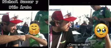 Michael Succar dialogó con un niño árabe sobre André Carrillo y la selección peruana MICHAEL SUCCAR casi LLORA tras conversar con NIÑO ÁRABE, que es HINCHA DE PERÚ: "Tu corazón es grande"
