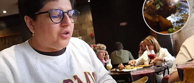 La reconocida youtuber peruana probó un seco de frejoles a un elevado precio. ¿Cómo luce el SECO DE FREJOLES que cuesta 148 SOLES en un restaurante peruano?
