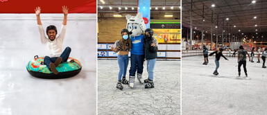 Los peruanos podrán disfrutar del nuevo tobogan de hielo y patinaje en Ice Rink del Mall Aventura Santa Anita. Ice Rink del Mall Aventura Santa Anita estrena TOBOGÁN DE HIELO en LIMA