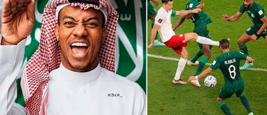 André Carrillo está alentando a sus compañeros de Al Hilal en el partido entre Arabia Saudita y Polonia ¿Se olvidó de la SELECCIÓN PERUANA?: ANDRÉ CARRILLO alienta a sus compañeros de ARABIA SAUDITA