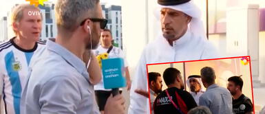 Periodista argentino fue increpado por qatarí PERIODISTA ARGENTINO se asustó tras ser detenido EN VIVO por QATARÍ: "Me prohibió grabar"