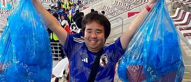 Los japoneses están dando cátedra de limpieza y orden en el Mundial Qatar 2022 HINCHAS JAPONESES explican por qué limpian los estadios: "Ayudar es una tradición" | VIDEO
