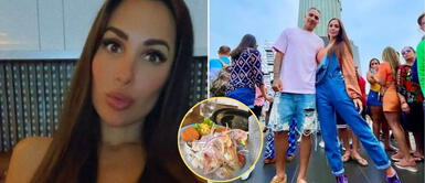 Paolo Guerrero luce contento al lado de su pareja e hija. PAOLO GUERRERO y Ana Paula Consorte comparten día especial con COMIDA PERUANA | VIDEO