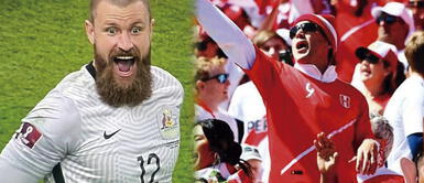 El arquero bailarín Andrew Redmayne está disfrutando el Mundial Qatar 2022 ¿ALENTARON AL ARQUERO BAILARÍN? HINCHAS PERUANOS asisten al AUSTRALIA VS. DINAMARCA | VIDEO