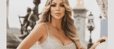 Sheyla Rojas alza bandera roja con el más coqueto bikini y kimono en neón SHEYLA ROJAS alza bandera roja con el más coqueto BIKINI Y KIMONO en neón