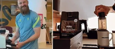 El arquero bailarín Andrew Redmayne disfruta del café peruano ¿EL SECRETO DE SU ÉXITO?: El ARQUERO BAILARÍN disfruta el MUNDIAL QATAR 2022 con CAFÉ PERUANO | VIDEO