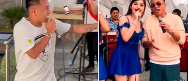 Christian Cueva disfruta las canciones de cumbia de la orquesta Bella Luz ¿CHRISTIAN CUEVA TIENE TALENTO PARA EL CANTO?: "Que se quede como futbolista no más"