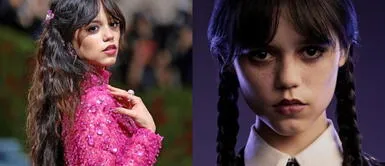 Jenna Ortega de Merlina y su look de Versace JENNA ORTEGA: Actriz de MERLINA se impone con LOOK DE NOVIA gótico firmado por VERSACE